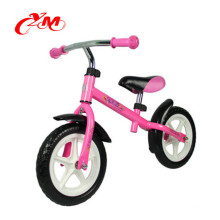 Alibaba quadro de alumínio crianças equilíbrio da bicicleta sem pedal / barato banalce atacado bicicletas / criança equilíbrio bicicleta made in China novo